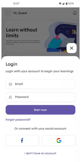 Admin control panel and user management