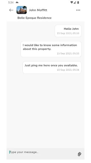 Live order status and rental timeline