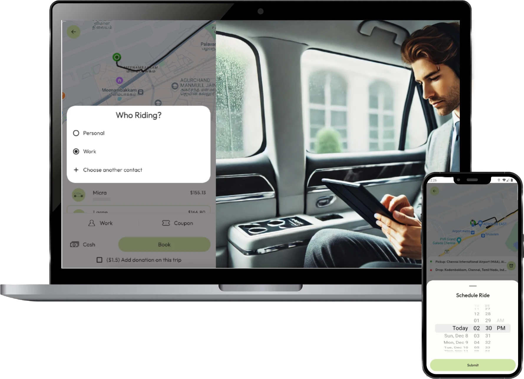 Instant & Scheduled Rides