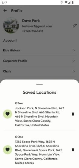 Driver rating, tips and trip feedback