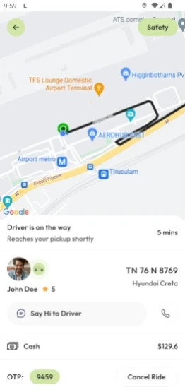 Live GPS vehicle map tracking
